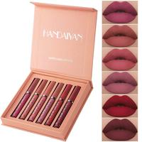 6Counts Waterproof Long-Lasting Matte Lipstick Set Easily Tinted and Moisturizing Lipsticks Suitable for All Occasions Lip Ma...