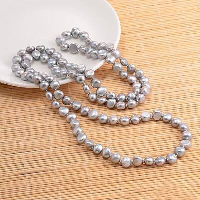 Natural Pearl Nuggets Beaded Necklace