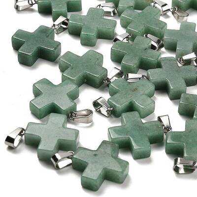 Natural Green Aventurine Pendants