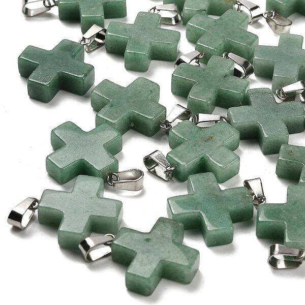 Natural Green Aventurine Pendants
