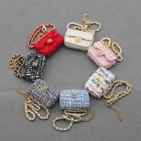 For Doll Bag Classic Dress Set 17CM Mini Fashion Trendy Shoulder Bag Girl Children's GiftExquisite Baby Bag Toy