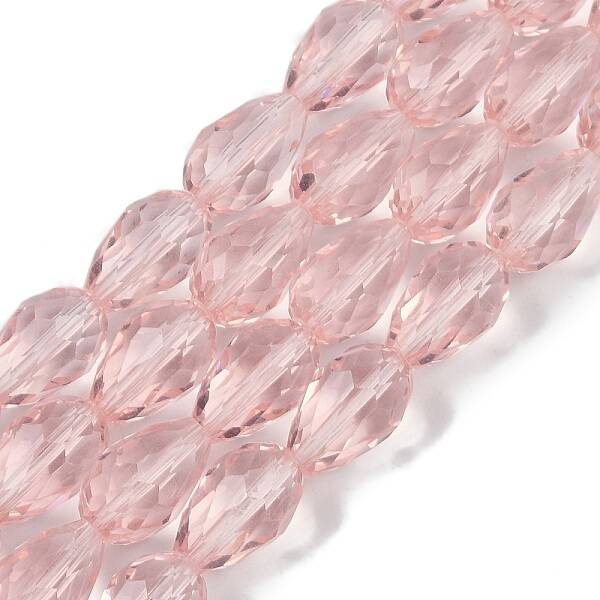 Transparent Glass Beads Strands