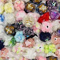 Pastel Flower Cluster Beads – Whimsical Floral Beads for Jewelry and Crafts