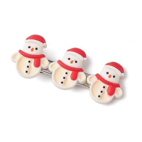Christmas Theme Resin Alligator Hair Clips