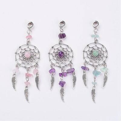 Tibetan Style Alloy European Dangle Charms