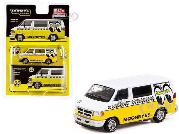 Dodge Van White and Yellow with Graphics \