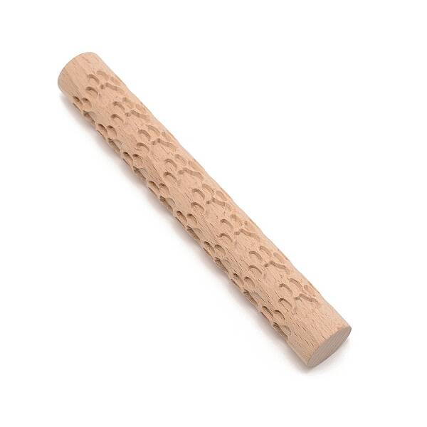 Paw Print Pattern Wooden Rolling Pin