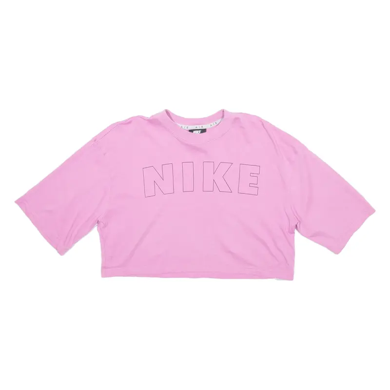NIKE AIR Cropped Womens T-Shirt Pink S