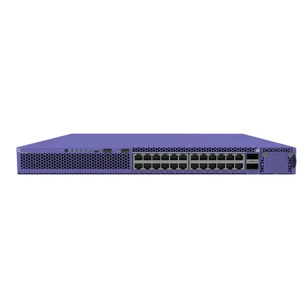 Extreme Networks X465-24W | ExtremeSwitching X465-24W 24 x Ports PoE 1000Base-T 4 x SFP+ Ports 2 x SFP28 Ports Gigabit Ethern...