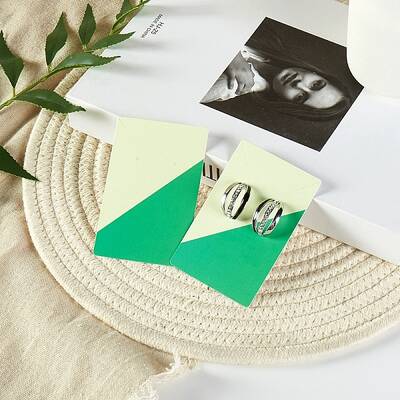 Rectangle Paper Earring Display Cards