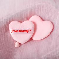 Fresa Beauty Heart Puff for Makeup Cream and Powder