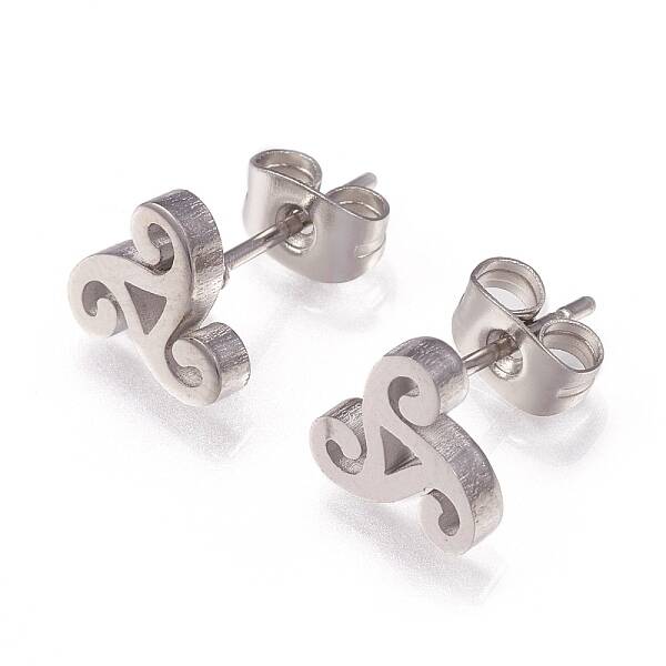 Tarnish Resistant 304 Stainless Steel Stud Earrings