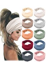 Solid Color Hair Band Set, Minimalist Headwear Suitable for Thick Hair, Fashion Hair Accessories for Sports, Daily Clothing D...