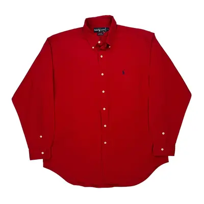 Blaire Ralph Lauren Shirt - Large Red Cotton