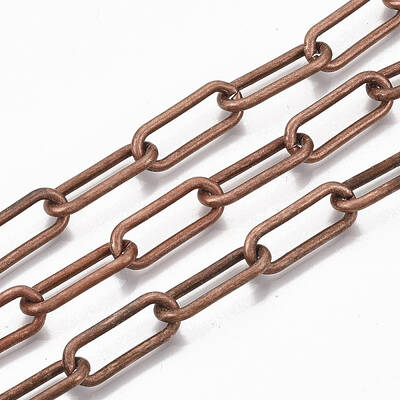 Unwelded Iron Paperclip Chains