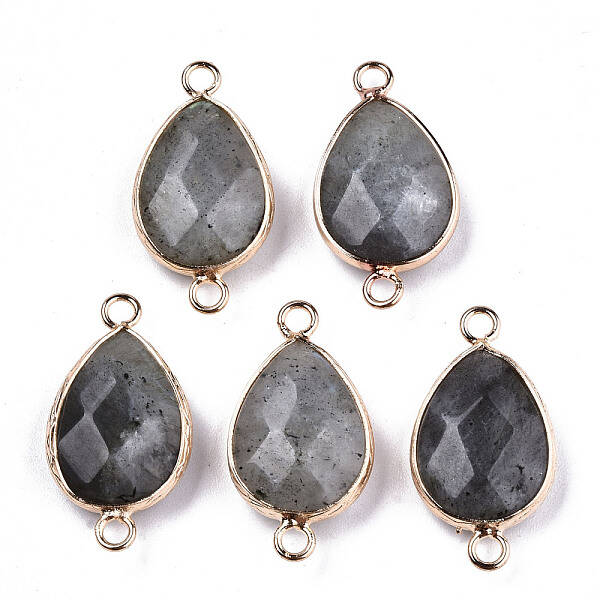 Natural Labradorite Links Connectors