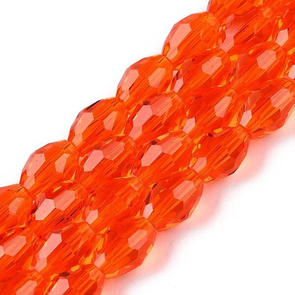 Transparent Glass Beads Strands