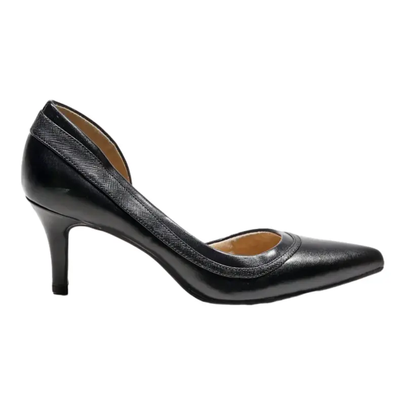 KELLY & KATIE D’Orsay Heels Black Synthetic Womens UK 6