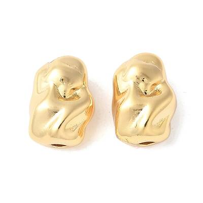 Nuggets Brass Beads