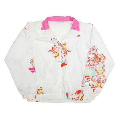 SERGIO TACCHINI Womens Shell Jacket White Floral L