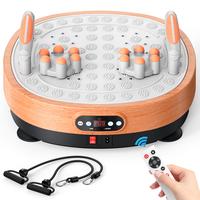 MERACH Round Model Vibration Plate Exercise Machine with Massage Whole Body Workout for Wellness and Fitness Gifts For Her/Hi...