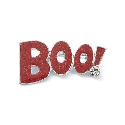 Alloy Glass Rhinestone Brooches