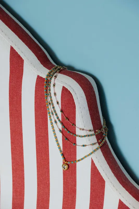 Necklace Kamala Kamala Collier Turquoise | Color: TURQUOISE | Size: U