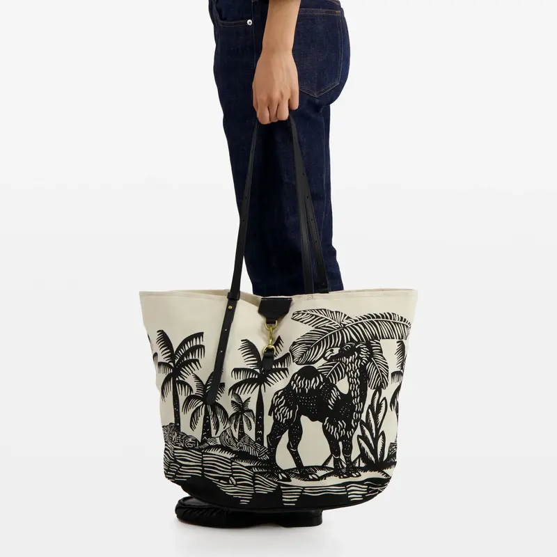 Tote Bag Ma19sdu01 Black-White | Color: BLACK WHITE | Size: U