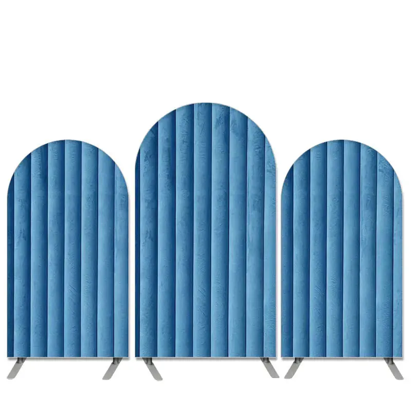 Aperturee Velvet Simulation Theme Sea Blue Birthday Arch Backdrop Kit | Chiara Wall Backdrop Diy | Diy Chiara Backdrop Cover ...