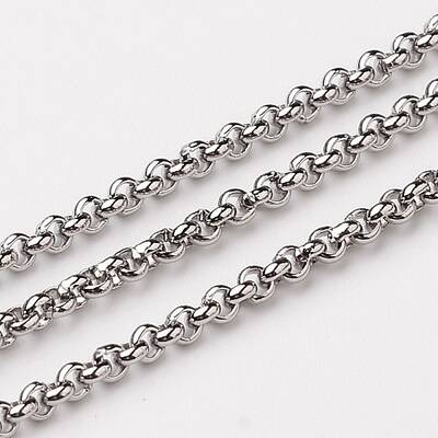 Tarnish Resistant 304 Stainless Steel Rolo Chains