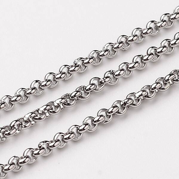 Tarnish Resistant 304 Stainless Steel Rolo Chains