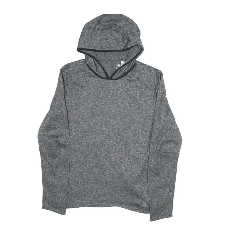ADIDAS Hoodie Grey Pullover Womens S