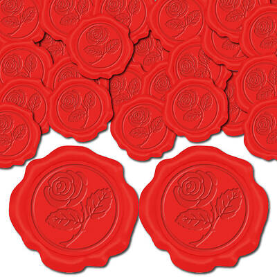 Adhesive Wax Seal Stickers