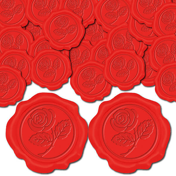 Adhesive Wax Seal Stickers