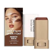 Serum-Infused Foundation Stick – Hydrating Beauty Balm with Skin Tint & Natural Coverage, All-in-One Contour & Moisturizing...