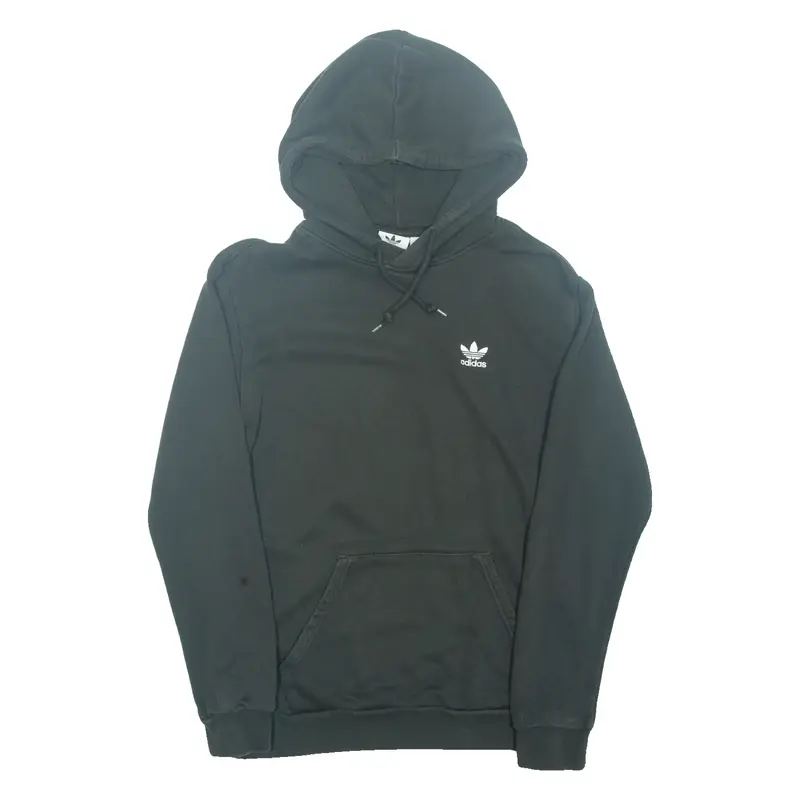 ADIDAS Mens Black Hoodie S