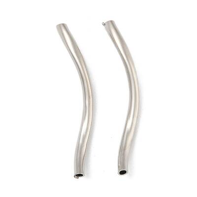 Brass Twist Tube Beads
