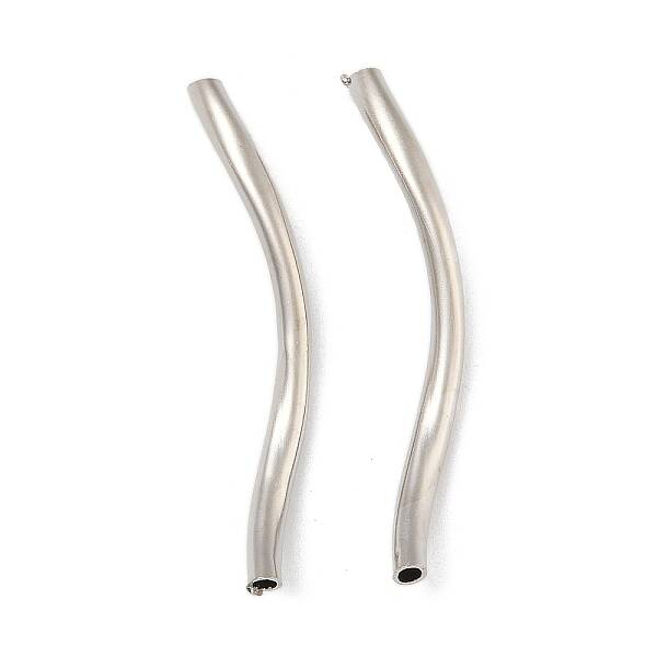 Brass Twist Tube Beads