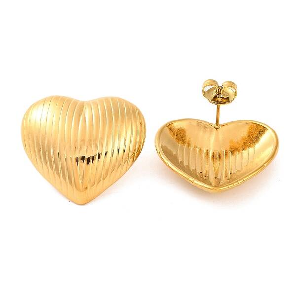 Ion Plating(IP) 304 Stainless Steel Stud Earrings