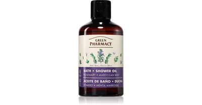 Green Pharmacy Rosemary & Moroccan Mint Bath Oil Treatment Shower Oil 250ml