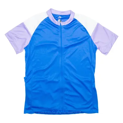 CRANE Full Zip Cycling Mens Jersey Blue L