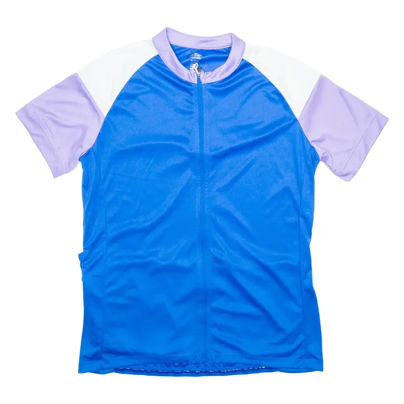 CRANE Full Zip Cycling Mens Jersey Blue L