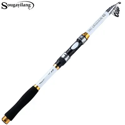 Telescopic Fishing Rod without Spincast Reel, Portable Saltwater Fishing RodĀ for Outdoor Fishing, Flyfishing, Solocamping, p...
