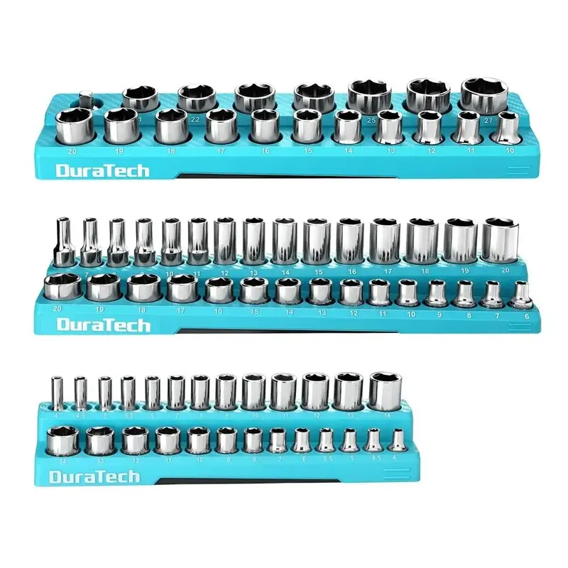 #FallDealsforYou DURATECH Magnetic Socket Organizer Set, 1/4\