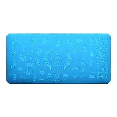 Stainless Steel Nail Art Templates Stamping Plate Set