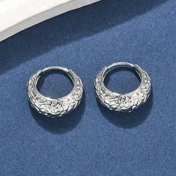 Brass Hoop Earrings