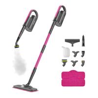 Schenley 7-in-1 Steam Mop Dual-Rod Design with Detachable Handheld Steamer for Walls, Grouts, Floors, Tiles, includes Multi-p...