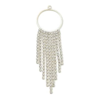 Brass Rhinestone Pendants