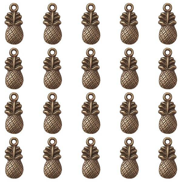 Pineapple Tibetan Style Alloy Pendants