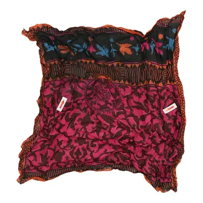 Unbranded Floral Scarf - No Size Multicoloured Cotton